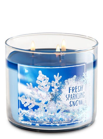 Fresh Sparkling Snow 3-Wick Candle