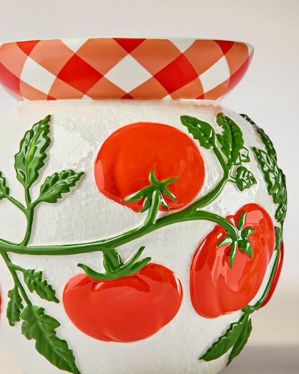 Tomato Vine Pedestal 3-Wick Candle Holder