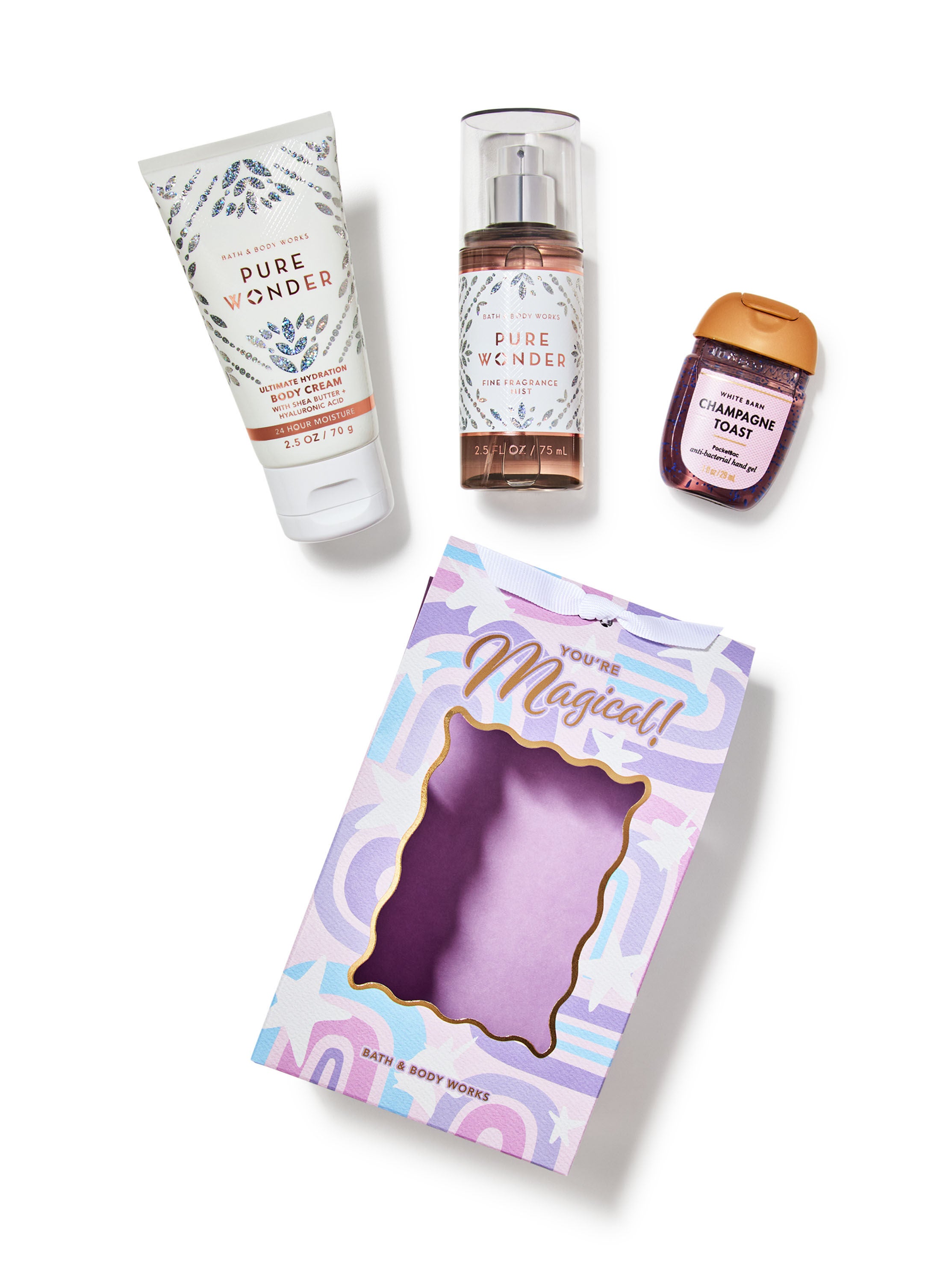 Amazon.com : Bath and Body Pure Wonder Gift Set Bag