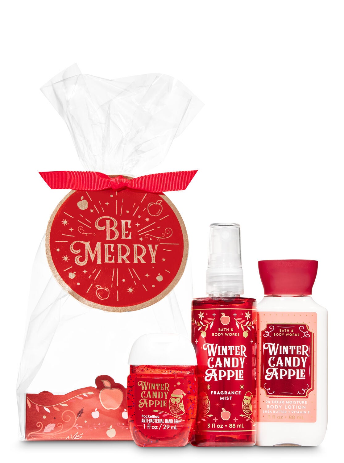 Winter Candy Apple Be Merry Mini Gift Set - Bath And Body Works