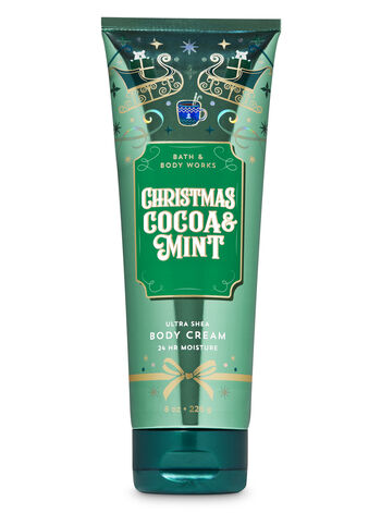  Christmas Cocoa &amp; Mint Ultra Shea Body Cream - Bath And Body Works