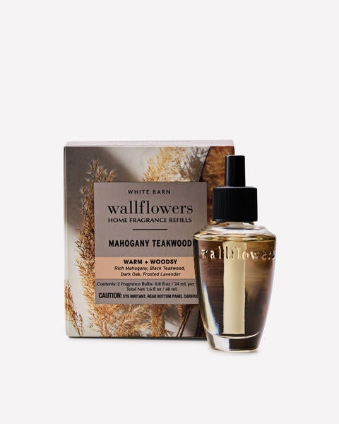 Mahogany Teakwood Wallflowers Refills 2-Pack