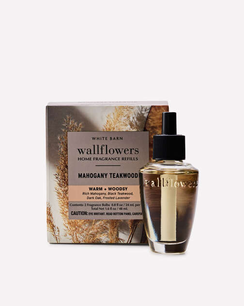 Mahogany Teakwood Wallflowers Refills 2-Pack