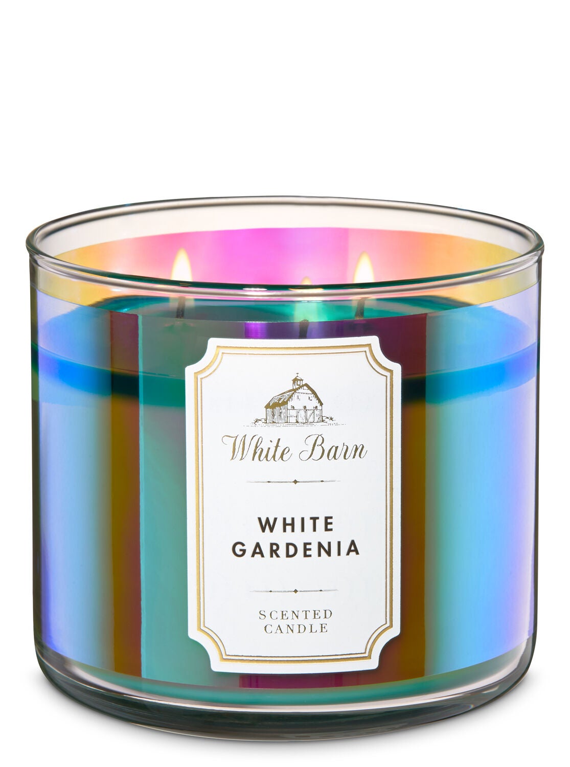 White Gardenia 3-Wick Candle - Bath And Body Works