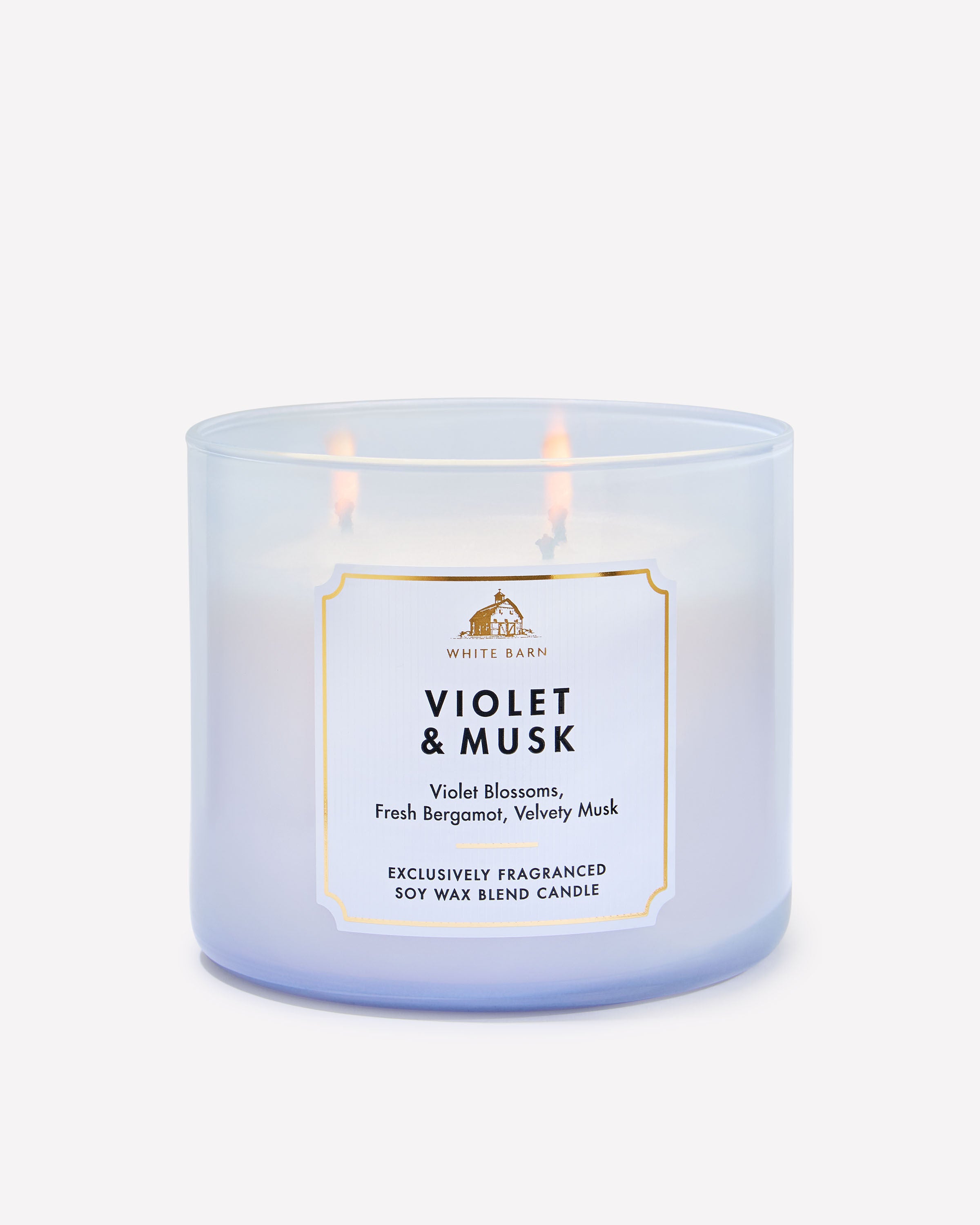 Violet & Musk 3-Wick Candle | Bath & Body Works