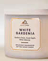 White Gardenia 3-Wick Candle