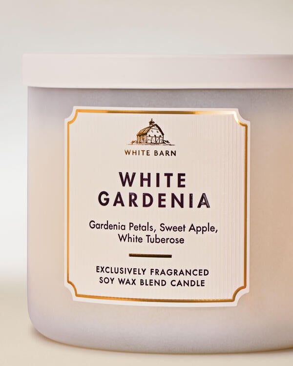 White Gardenia 3-Wick Candle