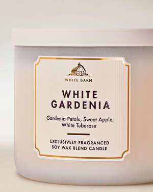 White Gardenia 3-Wick Candle