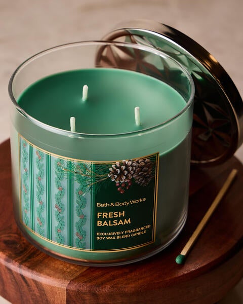 Fresh Balsam 3-Wick Candle