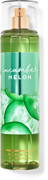 Bath & Body Works Cucumber Melon Fine Fragrance Mist 8oz and Body Cream 8oz