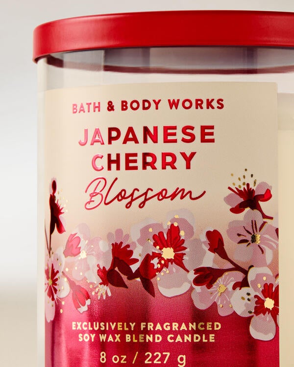 Japanese Cherry Blossom Single Wick Candle