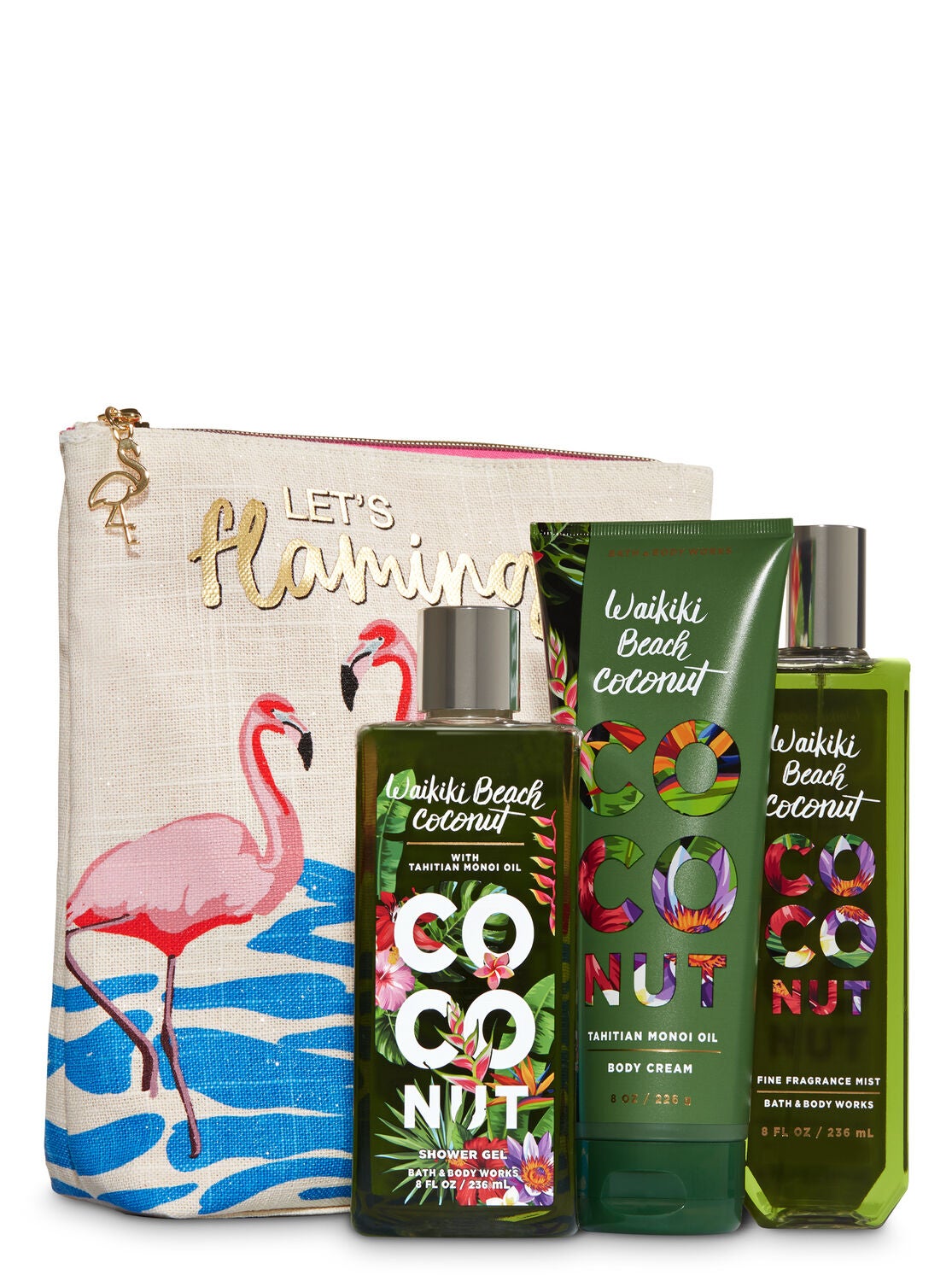 Waikiki Beach Coconut Let S Flamingle Gift Set Bath Body Works