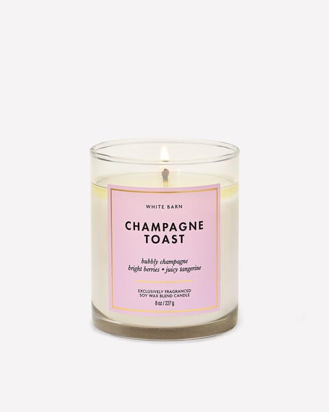 Champagne Toast Single Wick Candle