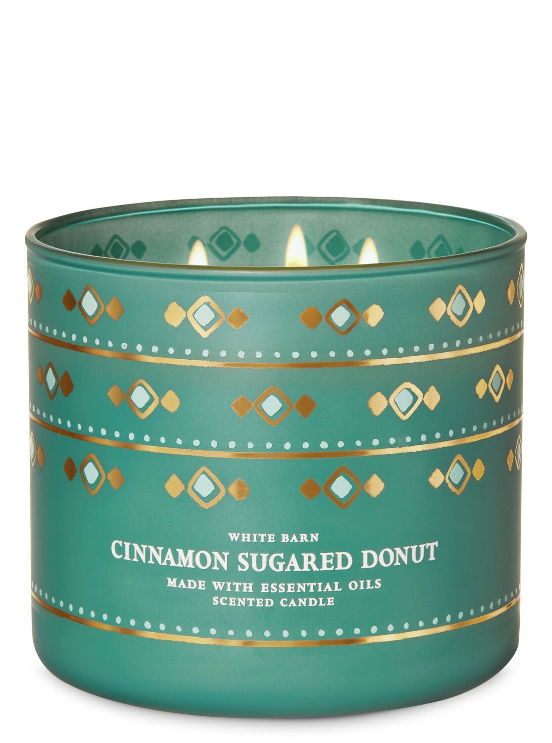 Cinnamon Sugared Donut 3-Wick Candle - Bath And Body Works