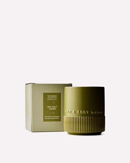 Sea Salt + Musk Single Wick Candle