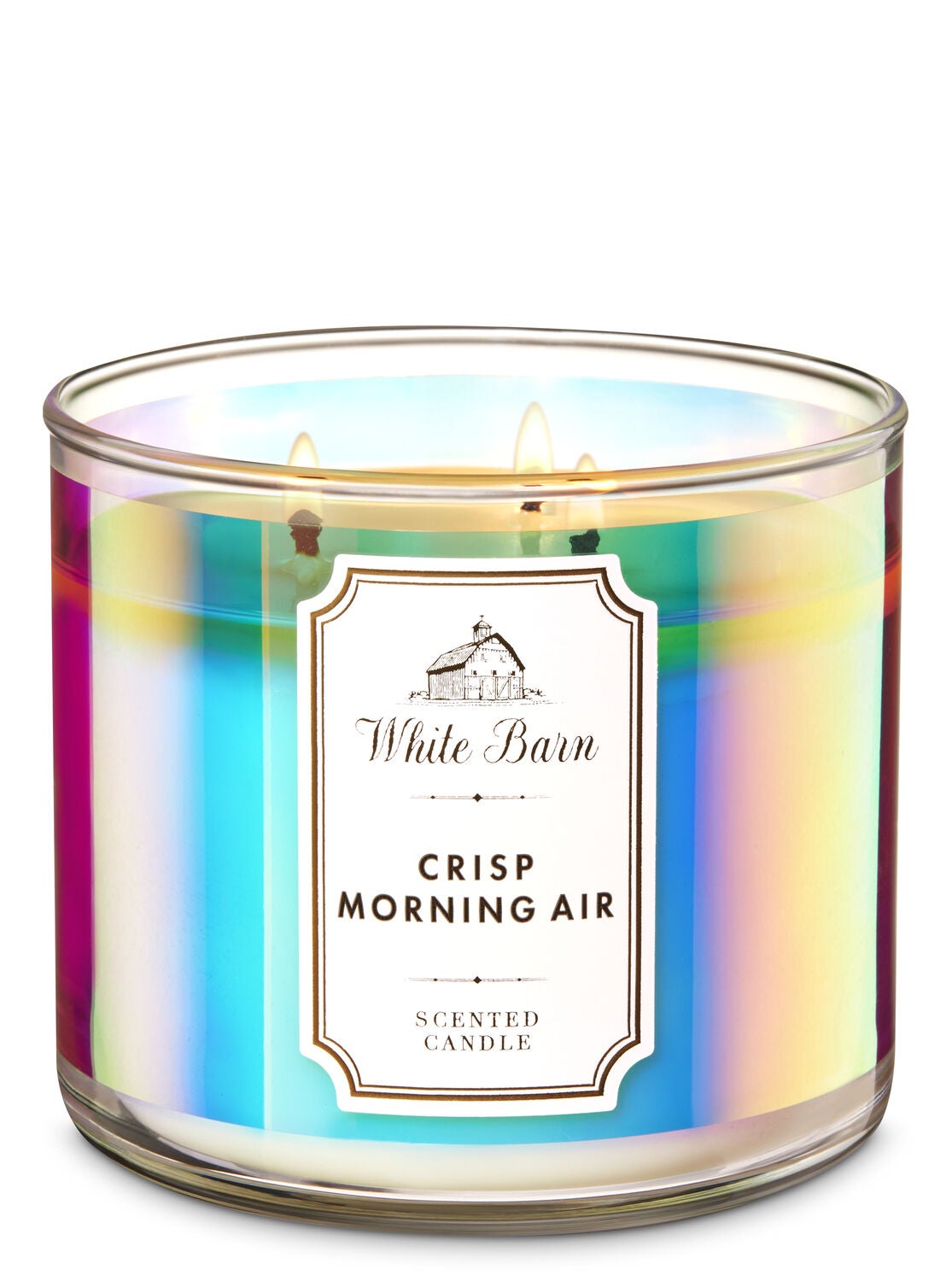 White Barn Crisp Morning Air 3-Wick Candle - Bath And Body Works