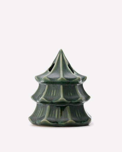 Evergreen Ceramic Reed Vessel