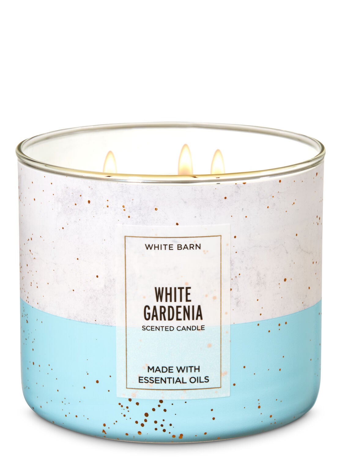 White Barn White Gardenia 3-Wick Candle - Bath And Body Works