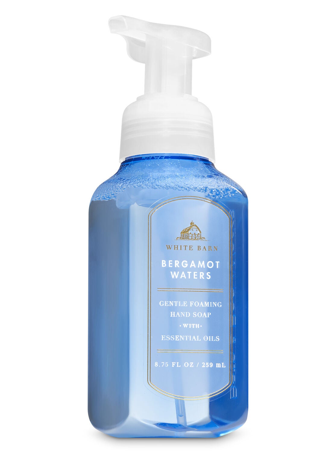 White Barn Bergamot Waters Gentle Foaming Hand Soap - Bath And Body Works