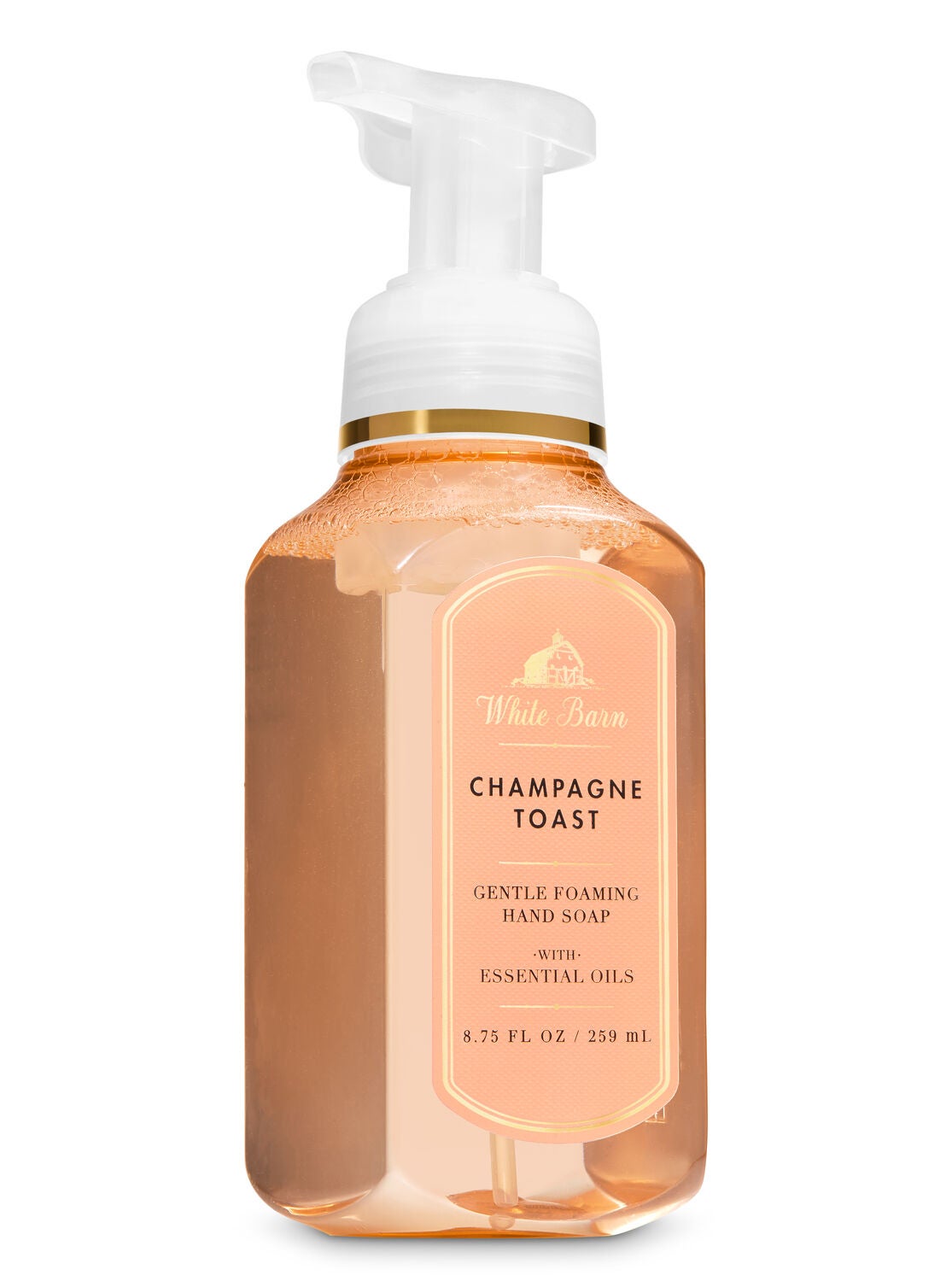 White Barn Champagne Toast Gentle Foaming Hand Soap - Bath And Body Works