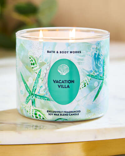 Vacation Villa 3-Wick Candle