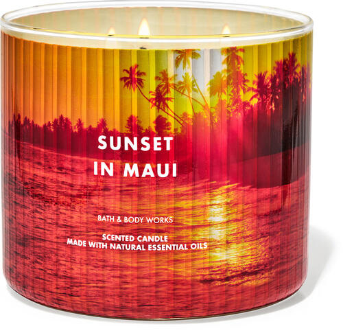 Sunset In Maui 3-Wick Candle