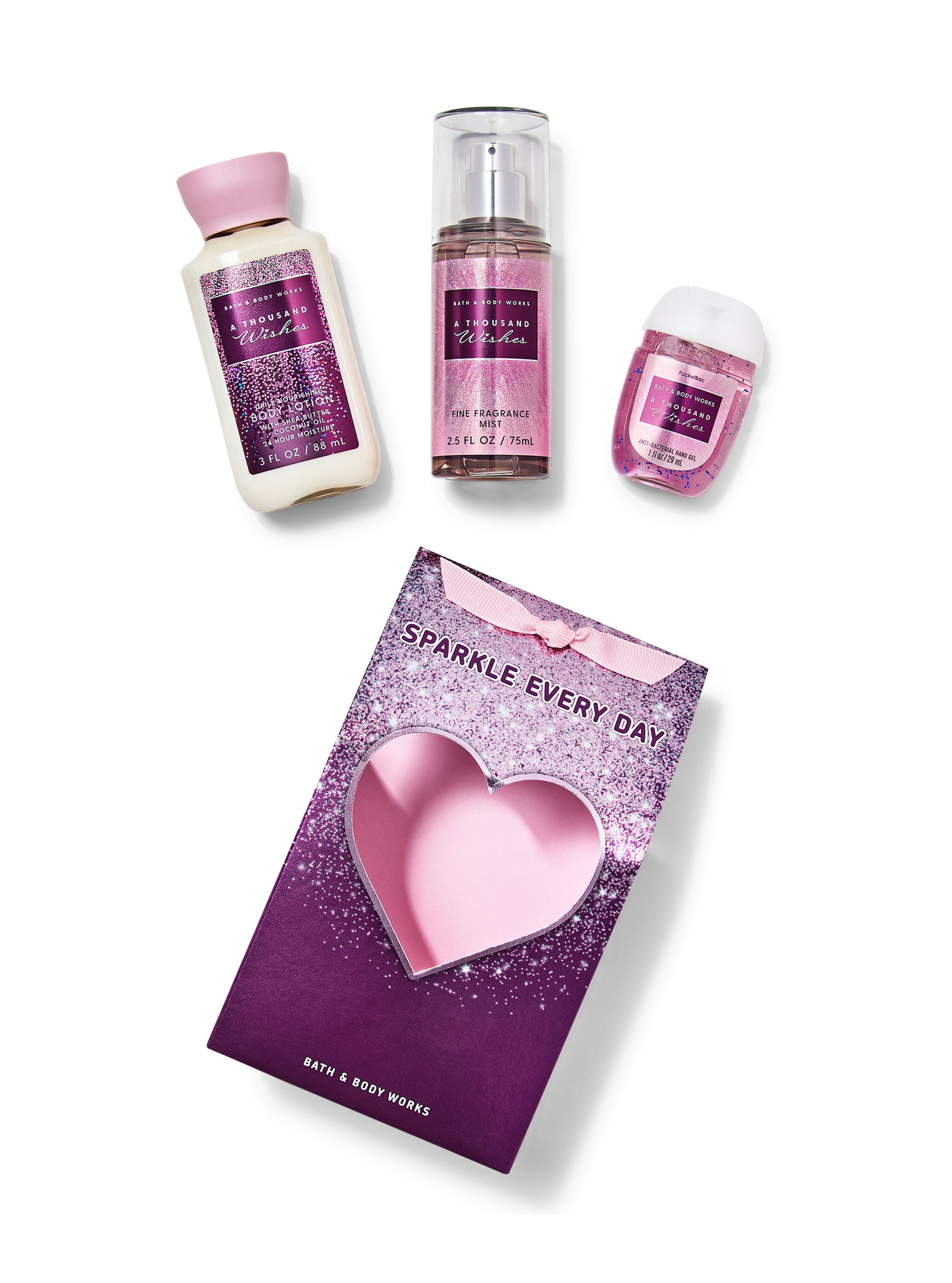 Amazon.com : A Thousand Wishes Gift Set By Bath + Body Works