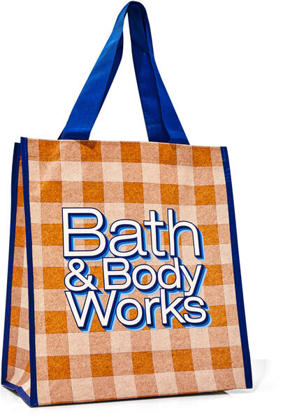 Bath & Body Works Sateen Charcoal Gray Padded Tote Bag Double Handles Lined