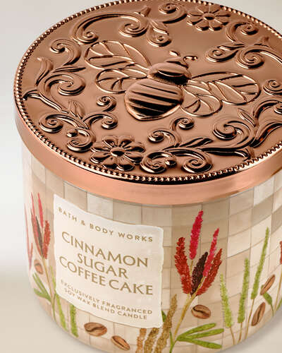 Cinnamon Sugar Coffee Cake 3-Wick Candle