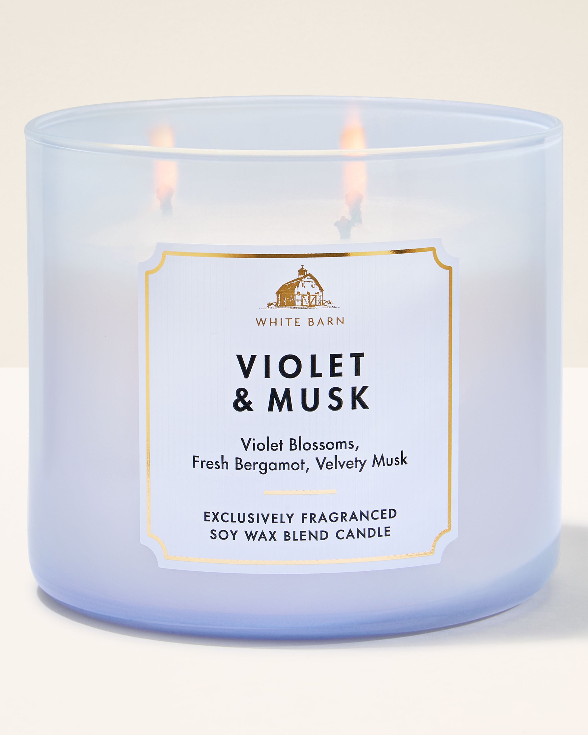 Violet & Musk 3-Wick Candle | Bath & Body Works