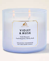 Violet & Musk 3-Wick Candle