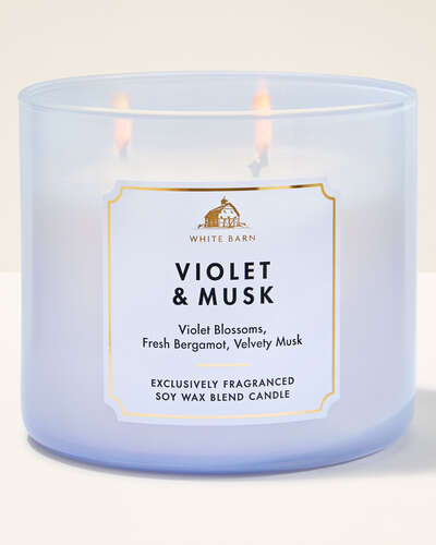 Violet & Musk 3-Wick Candle