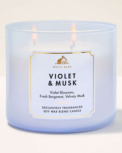 Violet & Musk 3-Wick Candle