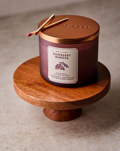 Raspberry Mimosa 3-Wick Candle