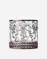 Glow-in-the-Dark Dancing Skeleton 3-Wick Candle Holder
