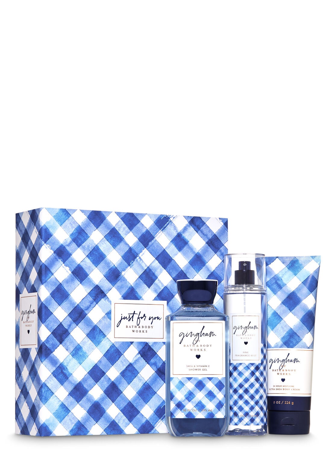 Gingham Gift Box Set - Bath And Body Works