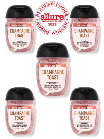 Champagne Toast PocketBac Hand Sanitizers, 5-Pack