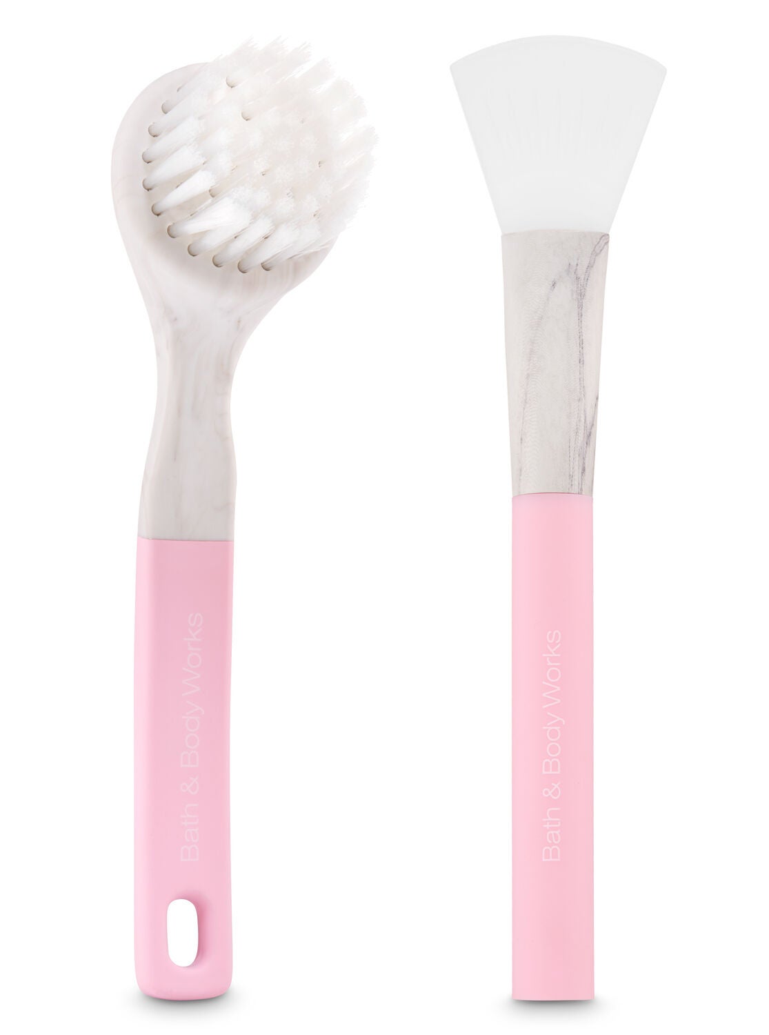 Marble & Pink Facial Brush Set - Bath And Body Works