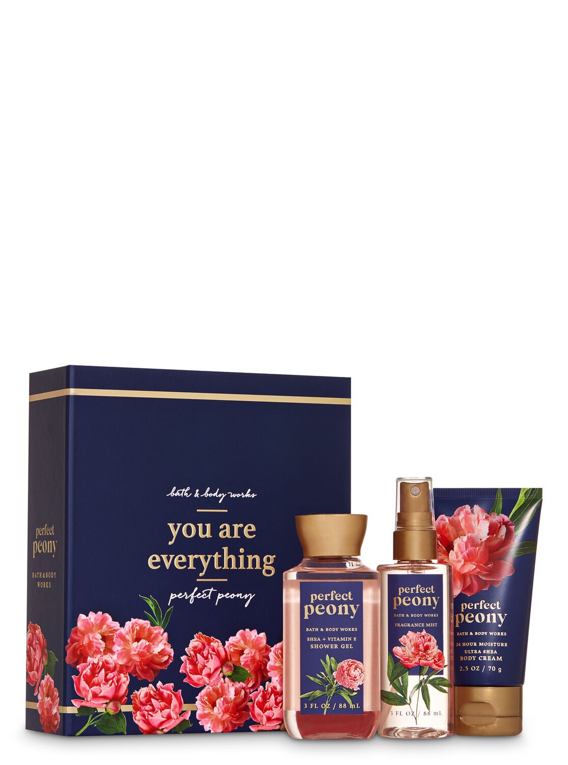 Perfect Peony Mini Gift Box Set - Bath And Body Works
