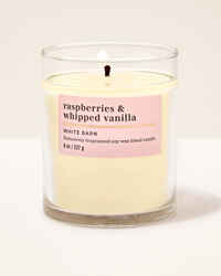 Raspberries & Whipped Vanilla Single Wick Candle
