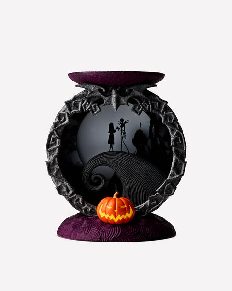 Spiral Hill Light-Up Pedestal 3-Wick Candle Holder