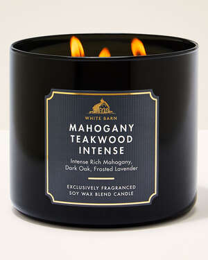 Mahogany Teakwood Intense 3-Wick Candle