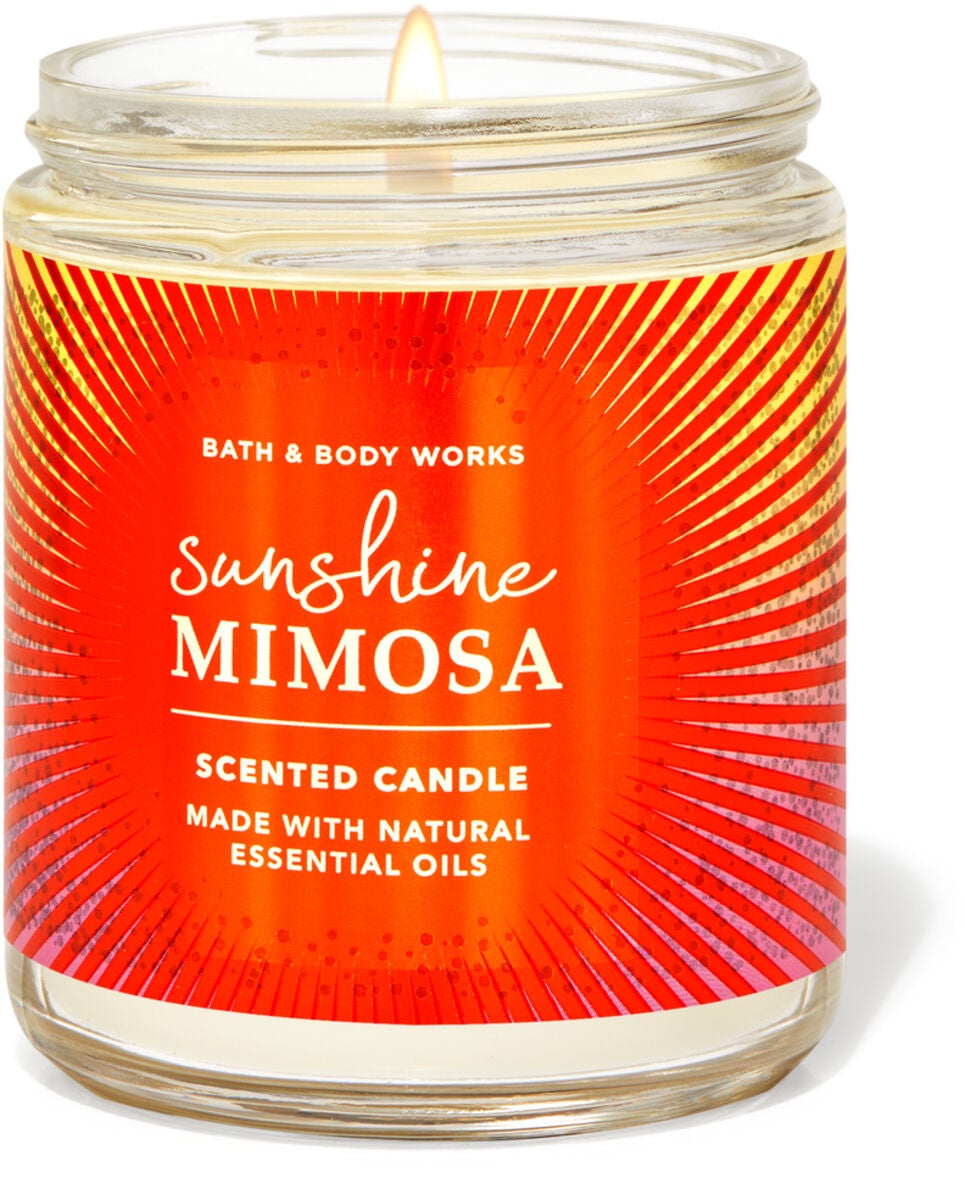 Sunshine Mimosa Single Wick Candle