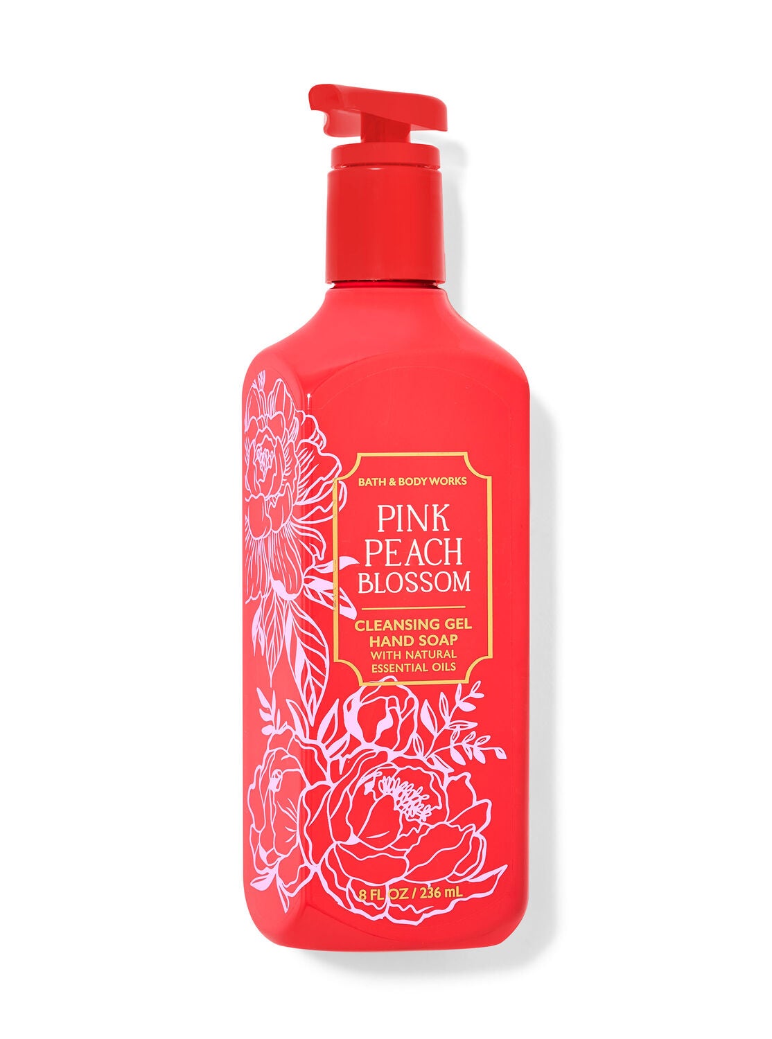 Pink Peach Blossom Cleansing Gel Hand Soap