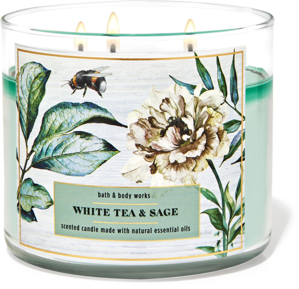 3 BATH & BODY WORKS YOU HAD ME AT ALOE FILLED SCENTED 1.3 MINI CANDLE WILD SAGE 