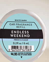 Endless Weekend Car Fragrance Refill