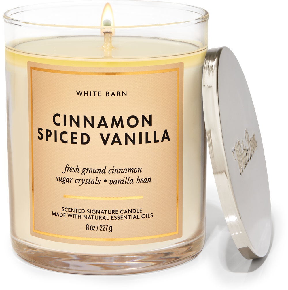 Cinnamon Spiced Vanilla Signature Single Wick Candle