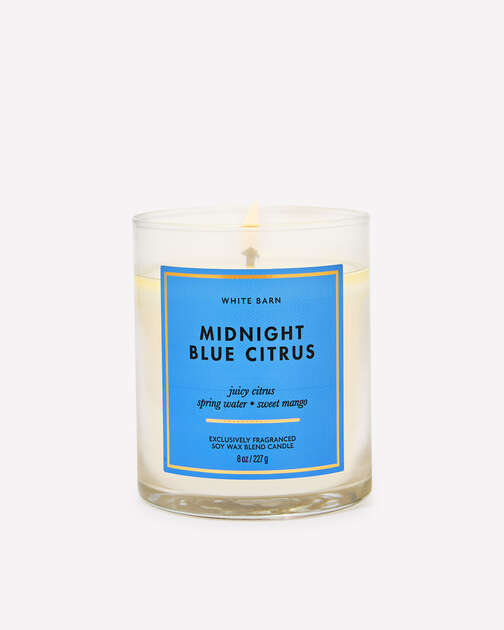 Midnight Blue Citrus Single Wick Candle