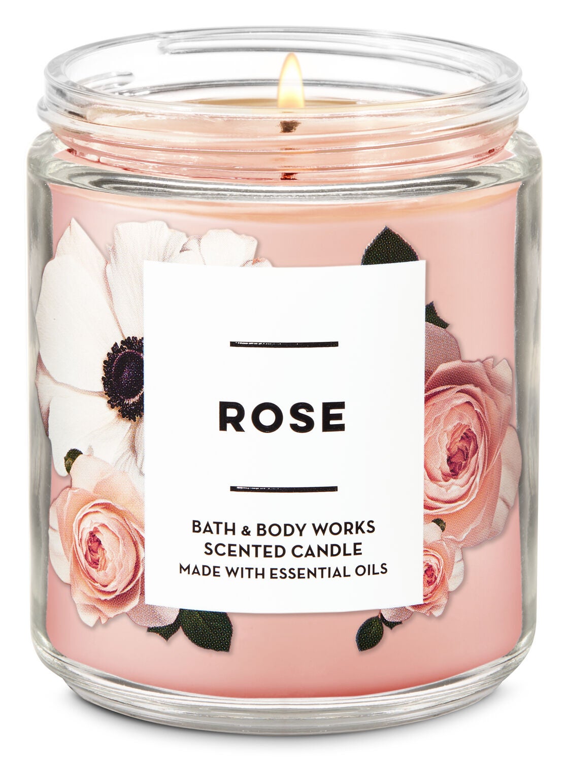 Rose Single Wick Candle
