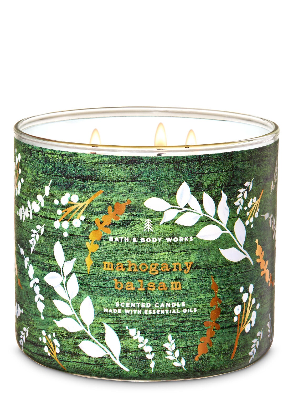 Mahogany Balsam 3-Wick Candle - Bath And Body Works